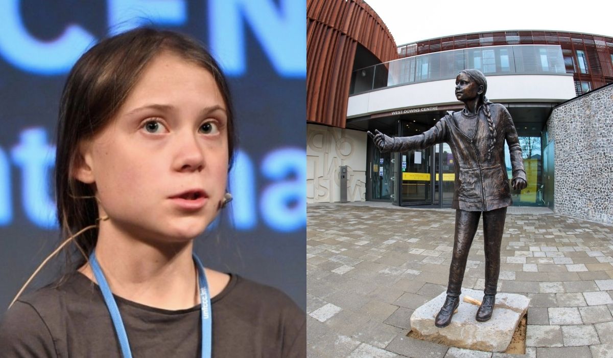 UK: uniwersytet postawił sobie pomnik Grety Thunberg i nie wszystkim się to spodobało 