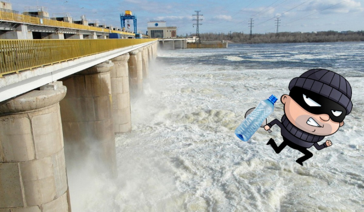 Rosyjska inwazja okazuje się także wojną o zasoby ekologiczne: ukradziono wodę o wartości ok. 20 mln euro