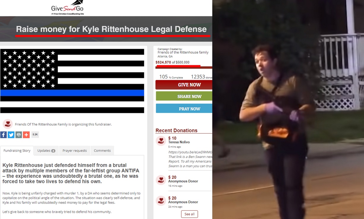 USA: grupa chrześcijańskich konserwatystów zebrała ponad pół miliona na Kyle'a, "strzelca z Kenoshy"