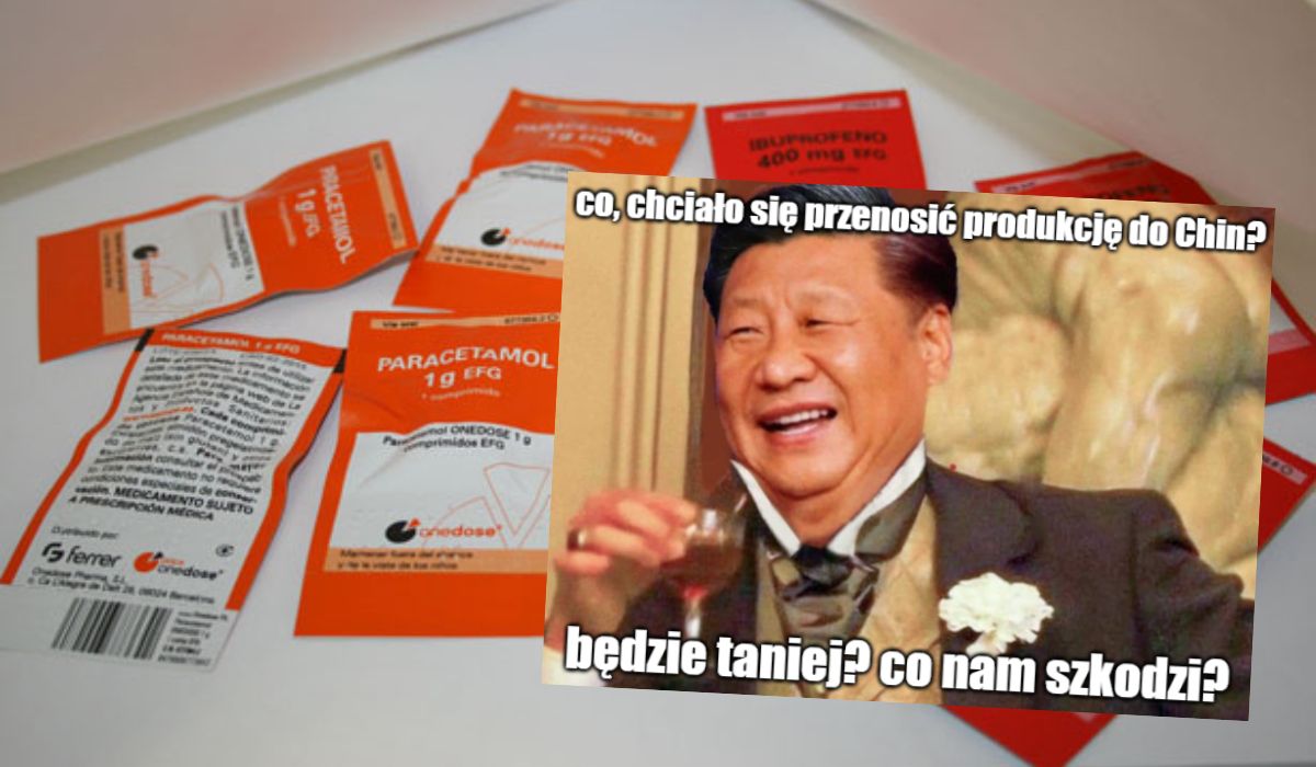 Chiny przez epidemię u siebie wstrzymały eksport paracetamolu i ibuprofenu