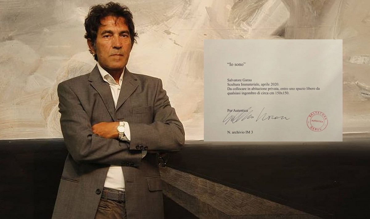 Włoski rzeźbiarz sprzedał niewidzialne, nieistniejące w praktyce dzieło za 15 000 euro, ale daje certyfikat jak coś