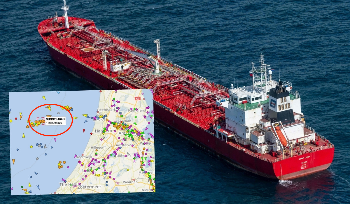U wybrzeży Holandii błąka się statek z rosyjską ropą, ale pracownicy portu odmawiają obsługi i nie może zacumować