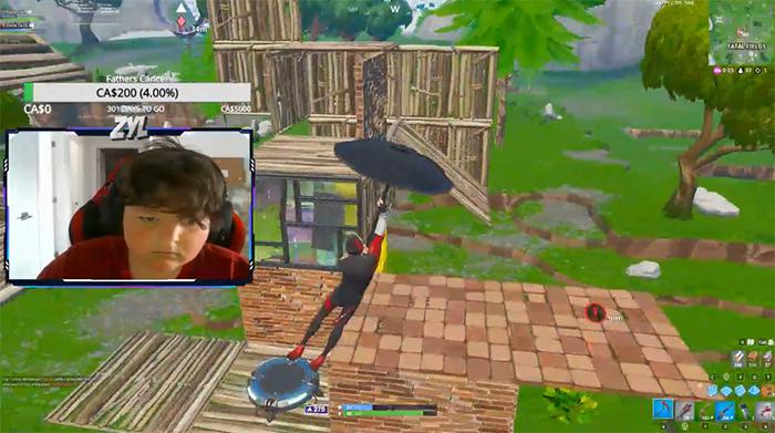 Chłopiec z Kanady streamuje Fortnite 10 godzin dziennie. Zbiera pieniądze dla chorego ojca