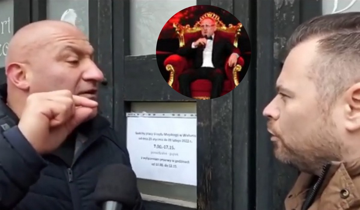 Wieluń: Stanowski przyjechał zrobić wywiad z burmistrzem, ale przyjechał też Najman i zrobiła się impreza