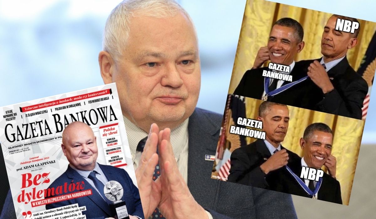 Prezes NBP dostał nagrodę od Gazety Bankowej, a szef Gazety Bankowej od NBP