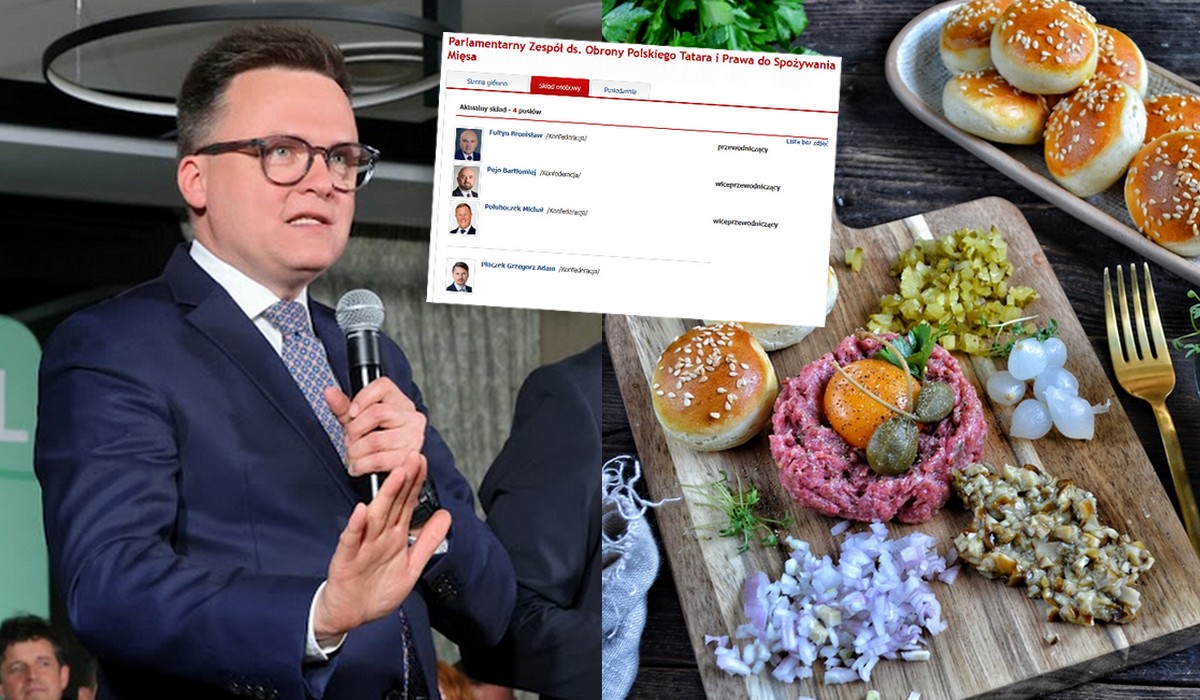 Hołownia chce zmniejszyć liczbę dziwnych parlamentarnych zespołów, na przykład broniących polskiego tatara