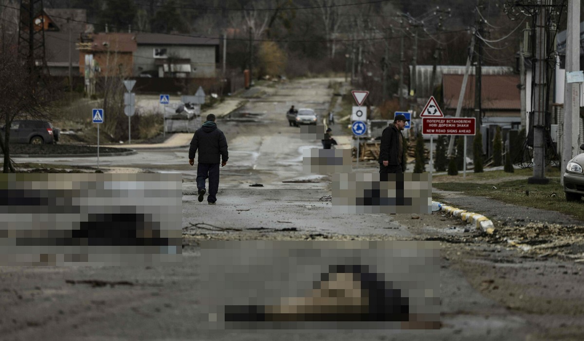 Macron o zdjęciach z Buczy: na ulicach tchórzliwie mordowano setki cywilów