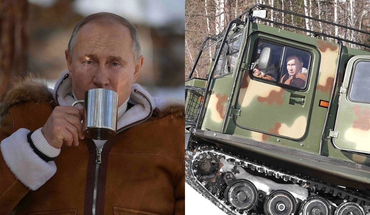 Może chcesz zobaczyć jak Putin chilluje na Syberii