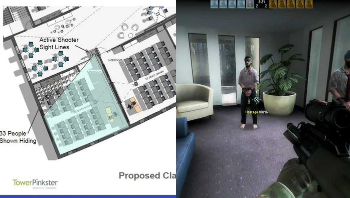 USA: przykład szkoły zaprojektowanej tak, żeby utrudniać strzelaniny