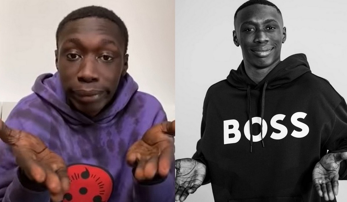 Khaby Lame dostał kontrakt i reklamuje Hugo Bossa