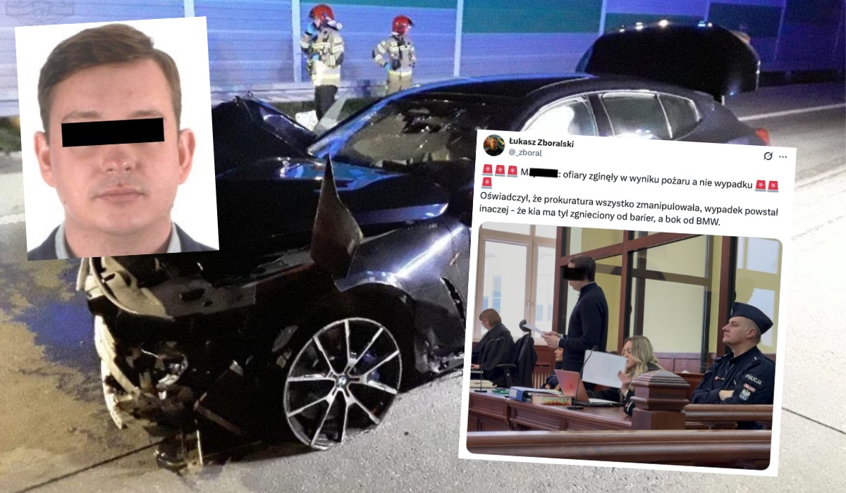 Sebastian M. ocenił, że samochód rodziny, w którą uderzył jadąc ponad 300 km/h, mógł być uszkodzony