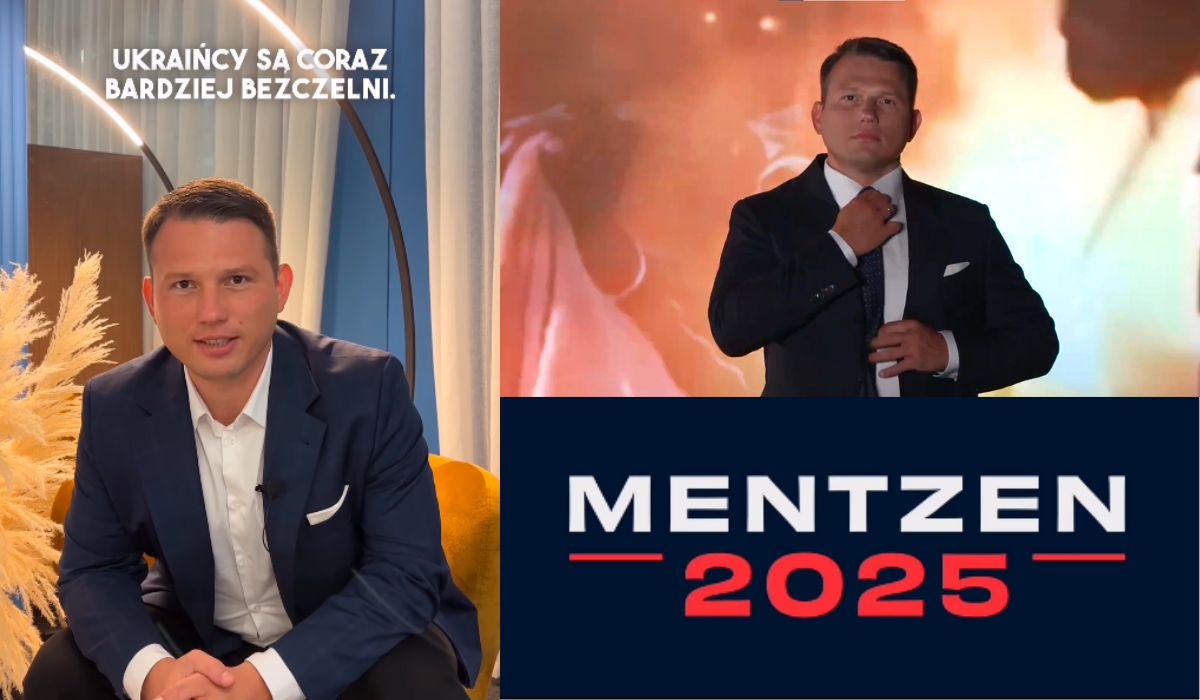 Mentzen zaczął kampanię od najeżdżania na Ukraińców, uznał, że są coraz bardziej bezczelni