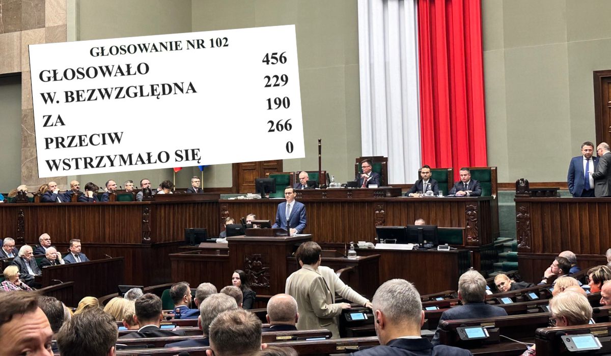 Rząd Mateusza Morawieckiego pomimo uśmiechania się do opozycji nie uzyskał wotum zaufania
