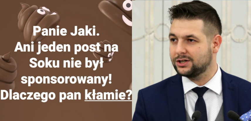 Sok z Buraka odpowiada Jakiemu: ani jeden post nie był sponsorowany! Dlaczego pan kłamie?
