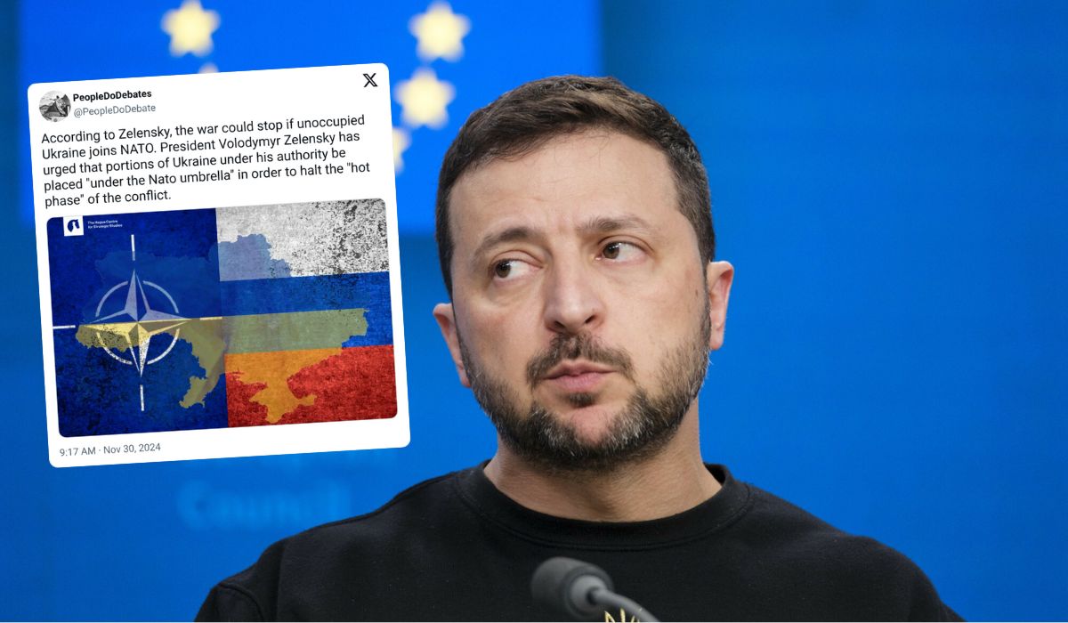 Zełenski pierwszy raz w rozmowach dopuszcza wariant utraty terytorium