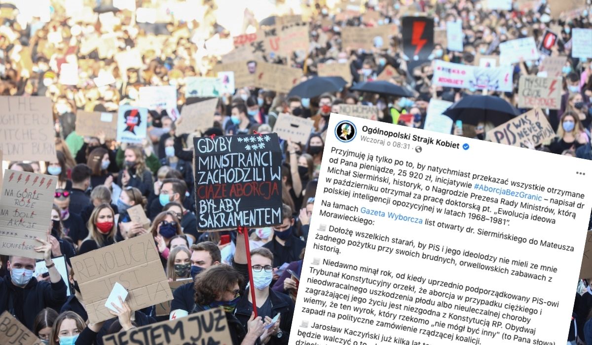 Premier niechcący nagrodził krytycznego wobec PiS historyka, laureat nagrodę przeznaczył na Aborcję Bez Granic