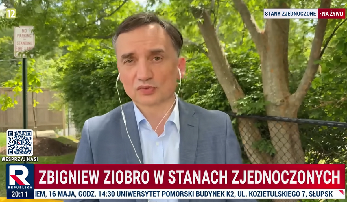Okazało się, że Ziobro wcale nie uciekł do USA, tylko dostał pracę jako komentator TV Republika