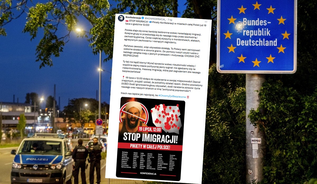 Konfederacja też chce bronić granic i organizować protesty, mobilizacja 19 lipca