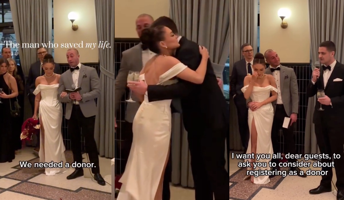 Dawca szpiku z Polski został zaproszony na ślub Amerykanki, której uratował życie