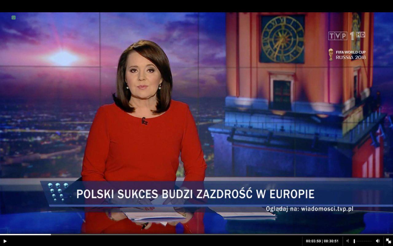 "Wiadomości" TVP: "Polski sukces budzi zazdrość w Europie"