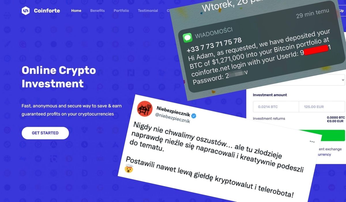 Nowy scam: oszuści rozsyłają powiadomienia z nieprawdziwej giełdy walut