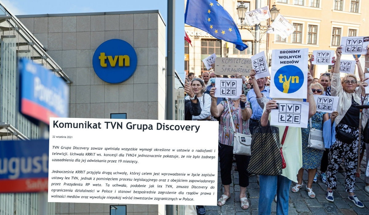 TVN ocenia, że nowa uchwała KRRiT to próba wprowadzenia lex TVN tylnymi drzwiami