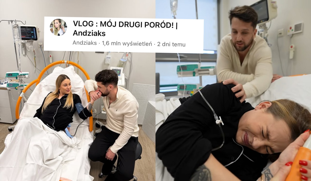 Poród influencerki Andziaks ponownie miał znakomitą oglądalność