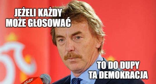 Zibi Boniek smuci się, że prezydenta mogą wybierać ludzie ze wsi i z podstawowym wykształceniem