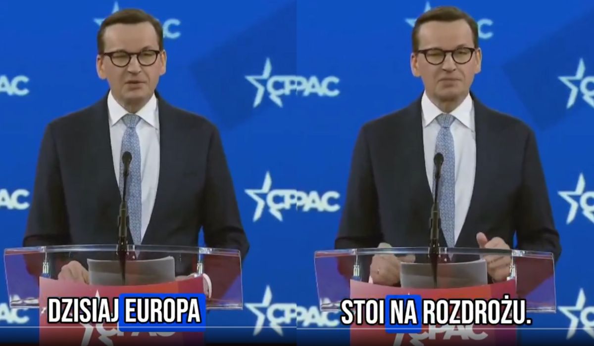Międzynarodowe spotkanie konserwatystów: Morawiecki wołał, że Tusk niszczy Polskę