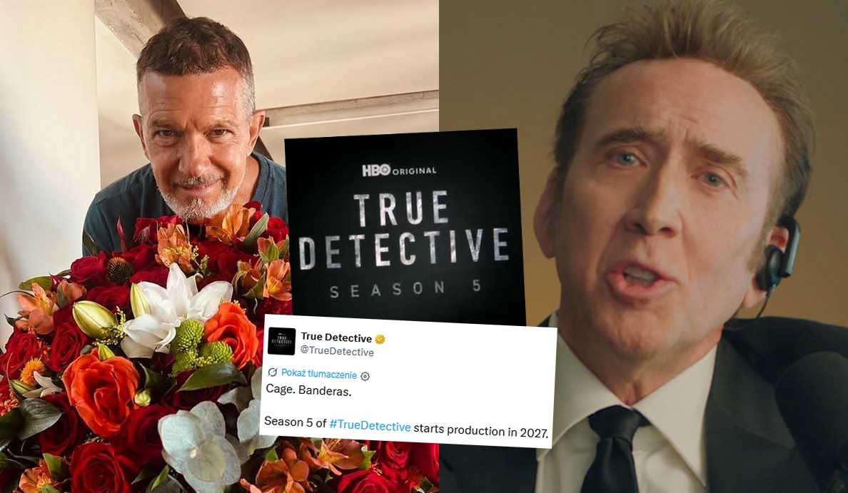W nowym sezonie True Detective spotkają się Nicolas Cage i Antonio Banderas