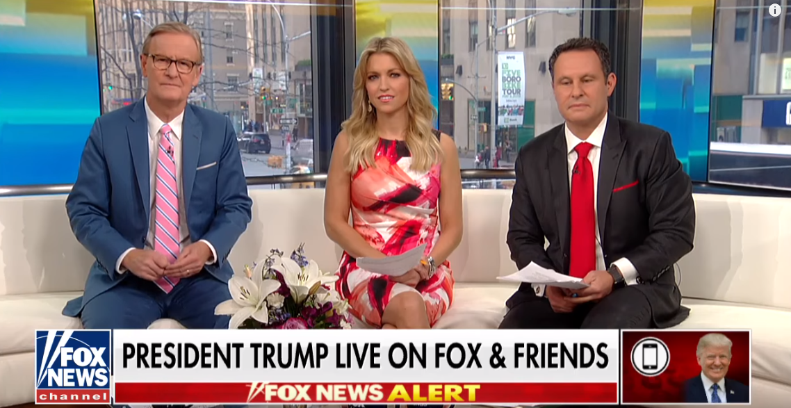 Prezydent Trump zadzwonił do telewizji śniadaniowej