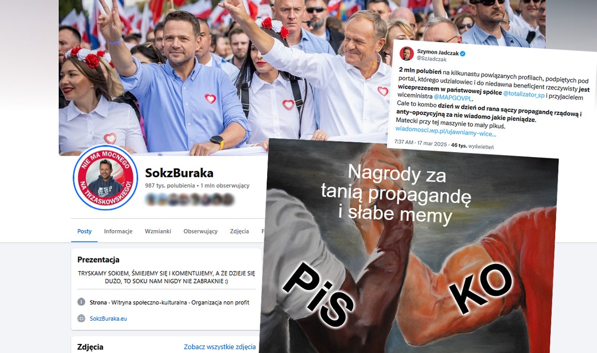 WP opisuje propagandę rządową na Soku z Buraka organizowaną przez wiceprezesa Totalizatora Sportowego