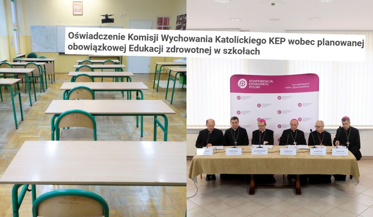 Episkopat sprzeciwia się wprowadzeniu edukacji zdrowotnej do szkół, nawet jak nie będzie w niej wychowania seksualnego