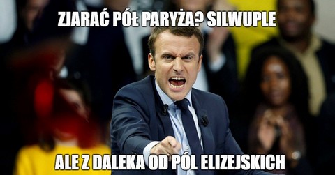Macron rozważa całkowity zakaz demonstracji na Polach Elizejskich