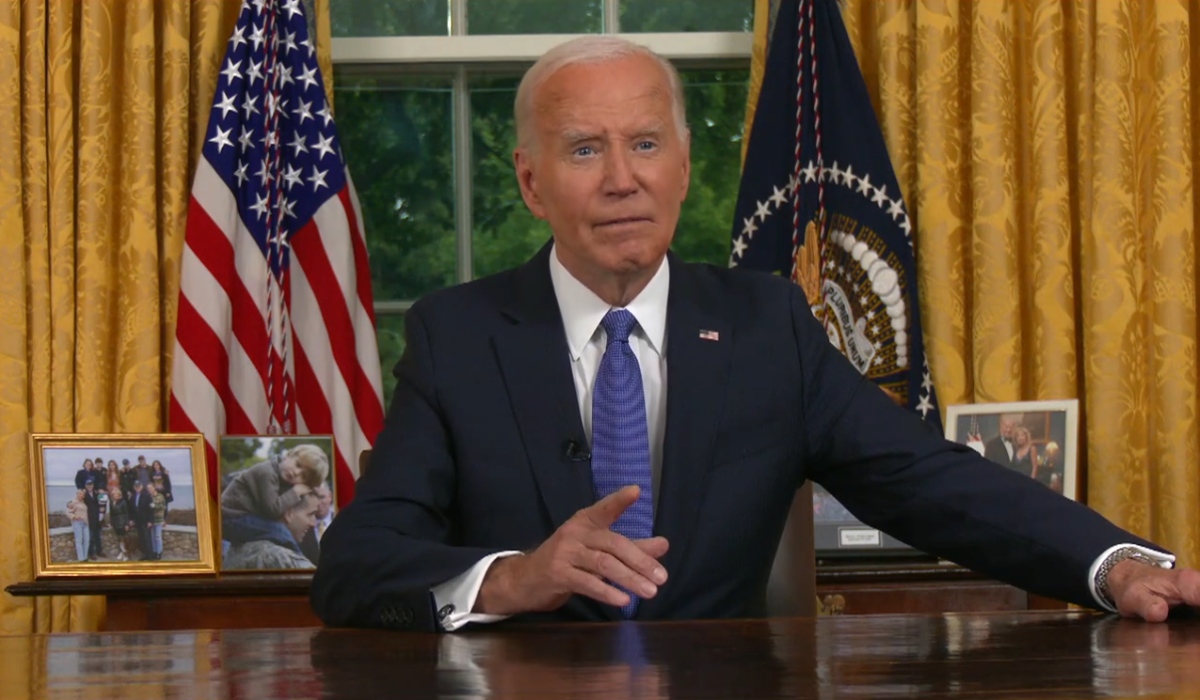 Biden w orędziu wyjaśnił, że wycofał się z wyborów, bo bardziej niż urząd prezydenta kocha swój kraj