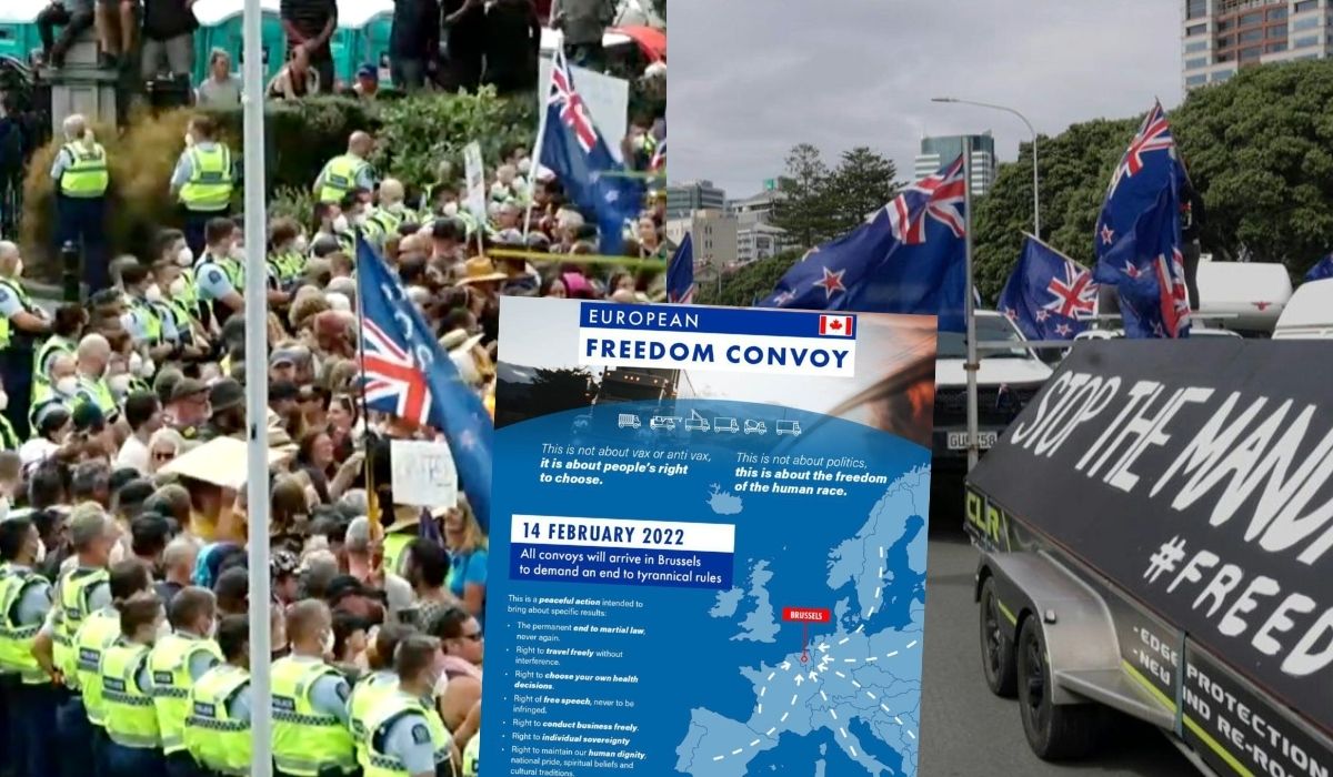 Nowa Zelandia doczekała się swojego "konwoju wolności", podobny protest utworzył się też we Francji
