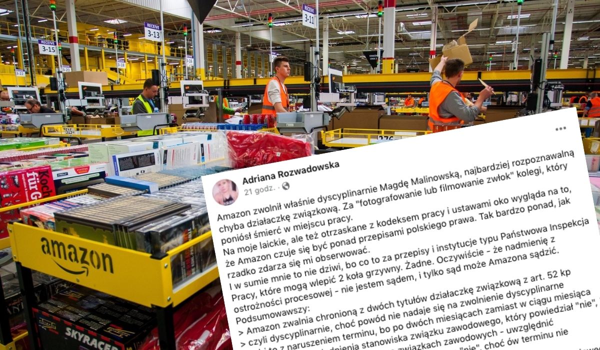 Działaczka związku zawodowego w Amazonie zwolniona dyscyplinarnie za rzekome “filmowanie zwłok”