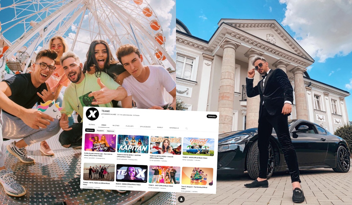 Kanał Team X został wyczyszczony z większości filmów, zostały same teledyski