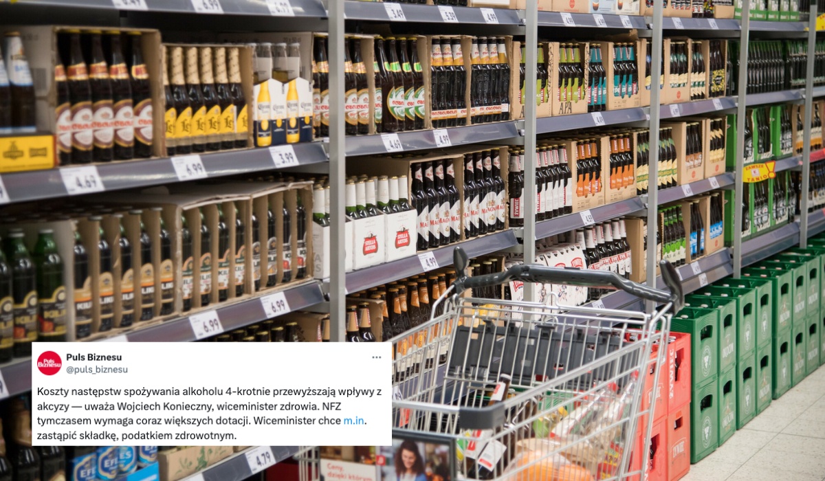 Ministerstwo Zdrowia chce wprowadzić minimalną cenę za gram alkoholu