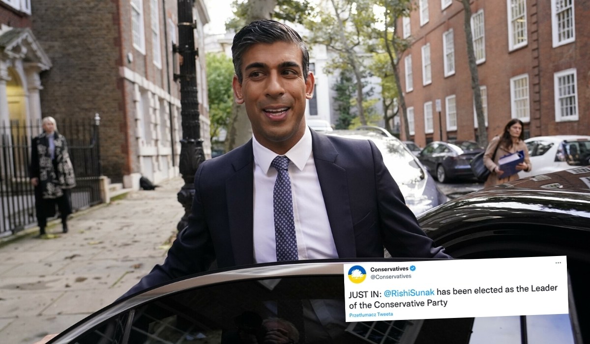Nowym premierem Wielkiej Brytanii zostanie Rishi Sunak, były minister finansów 