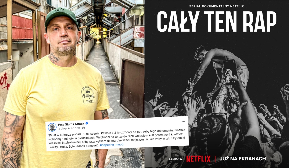 Peja narzeka na dokument Netflixa, bo pocięli jego wypowiedzi i przedstawili go raczej negatywnie