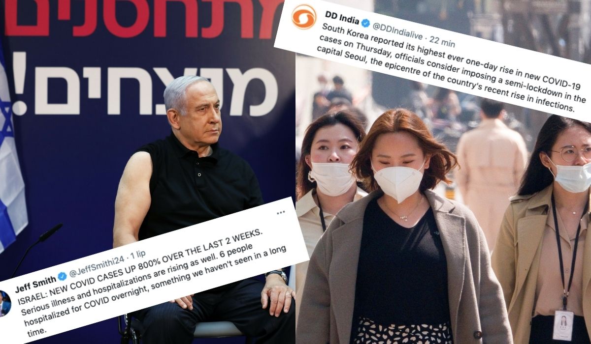 Korea Południowa zmaga się z czwartą falą koronawirusa, podobna sytuacja w Izraelu, oba państwa wzorowo sobie radziły z pandemią