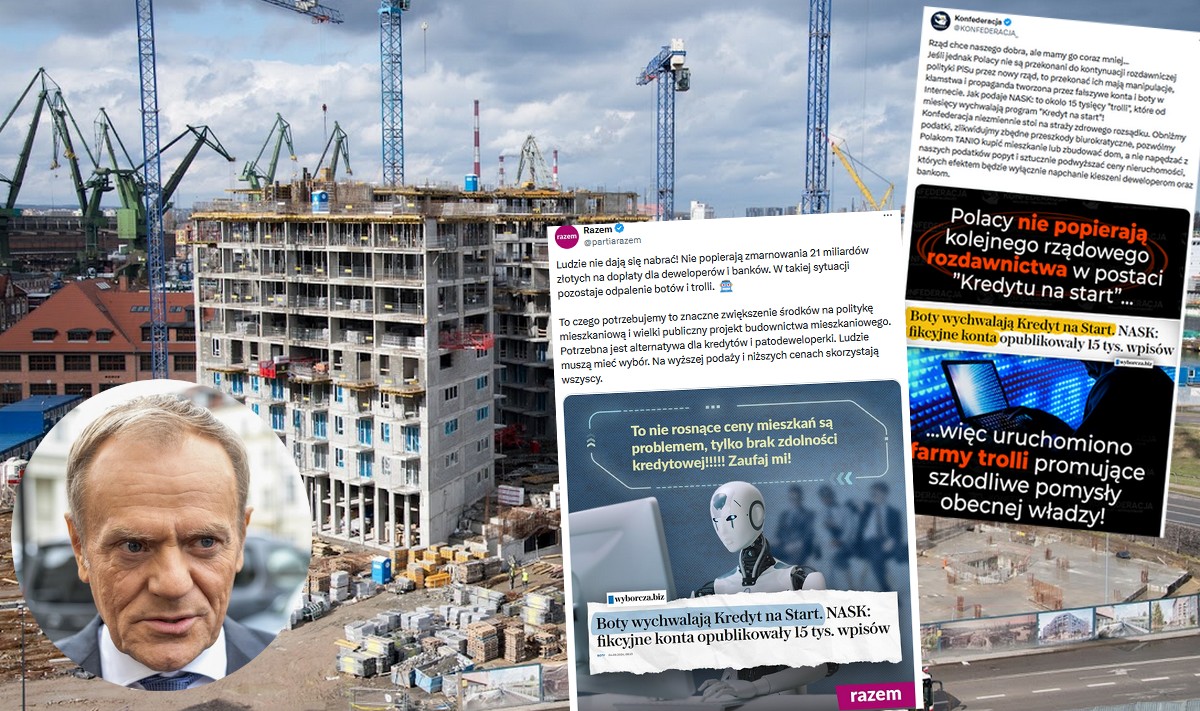 Ktoś opłacił boty wychwalające w Internecie "Kredyt na Start", wypluły, póki co 15 tys. wpisów