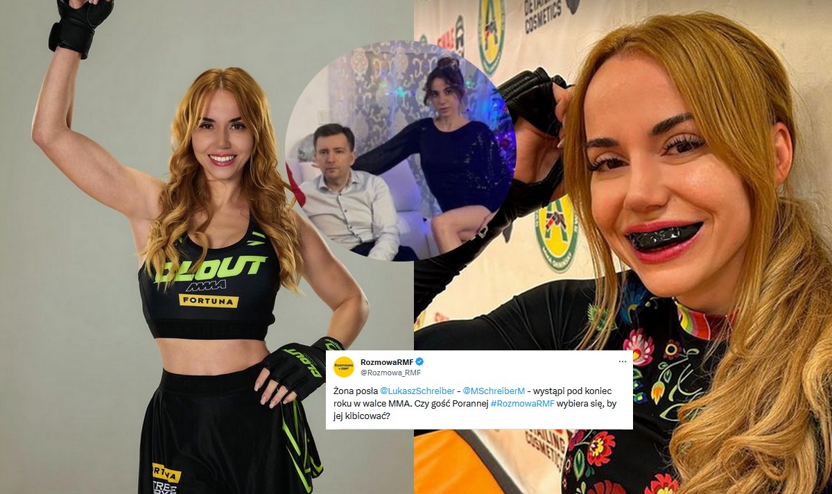 Poseł Schreiber trochę się zażenował i nie powiedział, czy będzie kibicował żonie w celebryckiej walce