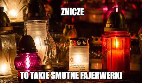 Polacy kupują najwięcej zniczy w Europie. 1 listopada spalimy miliard złotych