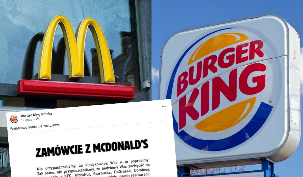 Burger King w ramach akcji marketingowej apeluje o zamawianie w McDonald's