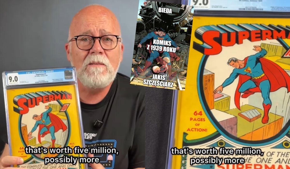 USA: ktoś znalazł na strychu pierwszy komiks o Supermanie i udało się go sprzedać za ponad 9 mln dolarów