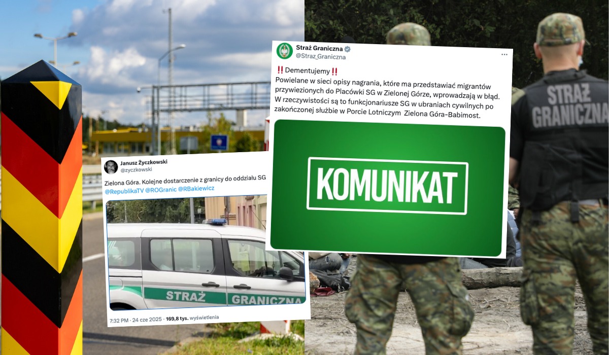 Straż Graniczna sprostowała fejka z nagraniem, na którym rzekomo "wwozi migrantów z Niemiec"