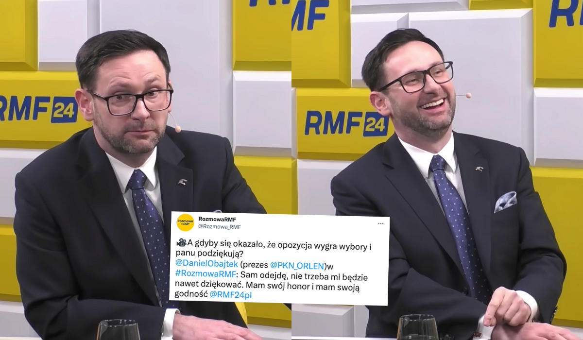 Obajtek obiecuje, że jak wygra opozycja, to sam odejdzie, bo ma swój honor i godność