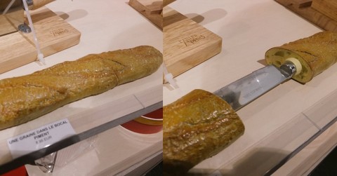 Paryska policja zarekwirowała uczestnikom protestu nóż w bagietce